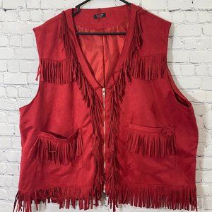 Coofandy  fringe vest